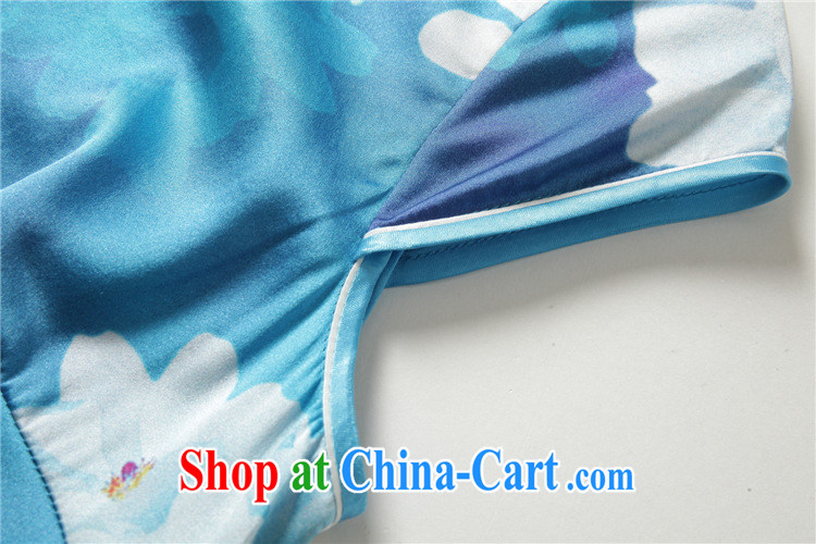 Very late summer 2015, Jade Orchid sauna silk Silk Cheongsam dress retro fashion improved cultivating cheongsam dress JT 5092 Map Color XXL pictures, price, brand platters! Elections are good character, the national distribution, so why buy now enjoy more preferential! Health