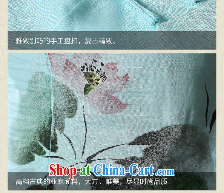 The summer morning new cotton, the female Chinese daily retro improved package Chinese Ethnic Wind cheongsam girls T-shirt A 0079 - C T-shirt + P 0011 skirt XL pictures, price, brand platters! Elections are good character, the national distribution, so why buy now enjoy more preferential! Health