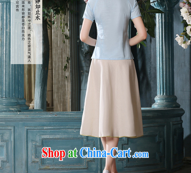 pro-am summer 2015 with new, improved day-package short skirts retro cotton mA short-sleeved literary women dresses A T-shirt 0074 T-shirt + P 0011 skirt XL pictures, price, brand platters! Elections are good character, the national distribution, so why buy now enjoy more preferential! Health