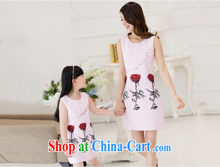 Floating love Ting-parent sub-assembly summer 2015 new Korean floating girls cotton MA the retro dresses mother and daughter video thin beauty-waist dresses parent-child with mother and daughter summer pink 7 pictures, price, brand platters! Elections are good character, the national distribution, so why buy now enjoy more preferential! Health