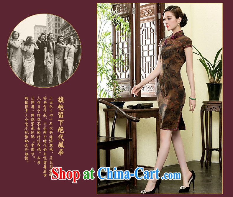 Yin Yue seal 2015 summer silk fragrant cloud yarn antique dresses skirts daily improvement of Korea is short, dresses picture color XXL pictures, price, brand platters! Elections are good character, the national distribution, so why buy now enjoy more preferential! Health