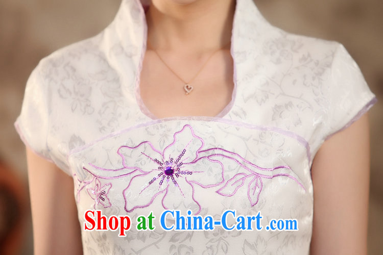 Mrs Ingrid sprawl economy Ethnic Wind improved terrace empty short sleeve T-shirt dresses summer decoration, Chinese Dress HL terrace 089 empty blue XXL pictures, price, brand platters! Elections are good character, the national distribution, so why buy now enjoy more preferential! Health