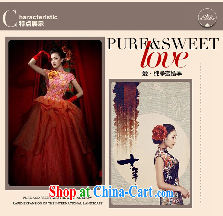 UYUK bride toast wedding dresses wedding dresses 2015 new retro improved cheongsam dress red wedding dress short-sleeved red XXL pictures, price, brand platters! Elections are good character, the national distribution, so why buy now enjoy more preferential! Health