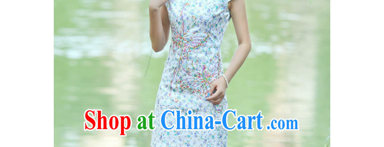 Yun-hsuan, 2015 short, sexy beauty dresses stylish package and stamp duty short-sleeved dresses green flower XL pictures, price, brand platters! Elections are good character, the national distribution, so why buy now enjoy more preferential! Health