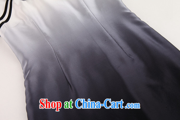 2015 new, improved cheongsam dress summer dress Silk Cheongsam dress exclusive sauna silk dress short-sleeved short robes, pictures, price, brand platters! Elections are good character, the national distribution, so why buy now enjoy more preferential! Health