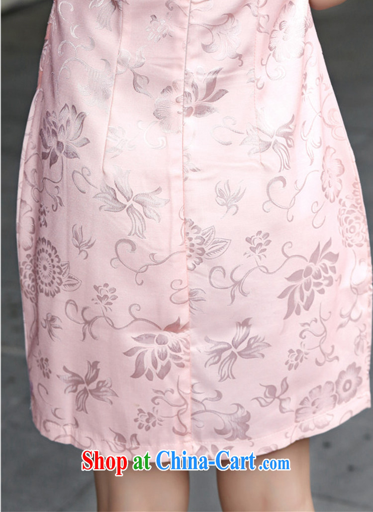 ADDIS ABABA, Connie 2015 new cheongsam dress stylish and refined beauty elegant short embroidery cheongsam dress dresses L 113 pink L pictures, price, brand platters! Elections are good character, the national distribution, so why buy now enjoy more preferential! Health