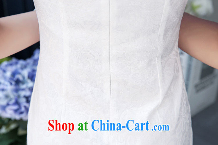 Yan, Jody 2015 summer new European site cheongsam dress stylish package blue Red 30 to 40 year-old familiar girls dresses with color pictures XL pictures, price, brand platters! Elections are good character, the national distribution, so why buy now enjoy more preferential! Health