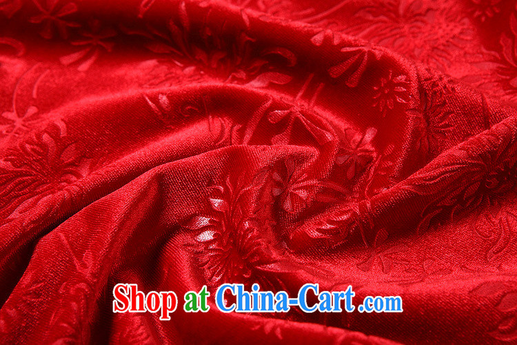 New Chinese Tang women summer gown, improved cheongsam dress short-sleeved, cultivating wedding dress red toast clothing red 4 XL pictures, price, brand platters! Elections are good character, the national distribution, so why buy now enjoy more preferential! Health