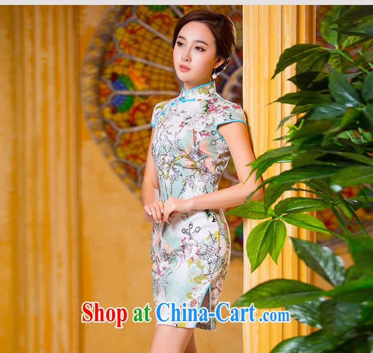 She dresses in Fort Lauderdale 2015 new summer short, retro style improved cotton Ma daily ethnic wind dress cheongsam dress 037 XXL pictures, price, brand platters! Elections are good character, the national distribution, so why buy now enjoy more preferential! Health
