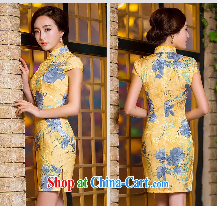 She dresses in Fort Lauderdale 2015 new summer short, retro style improved cotton Ma daily ethnic wind dress cheongsam dress 037 XXL pictures, price, brand platters! Elections are good character, the national distribution, so why buy now enjoy more preferential! Health