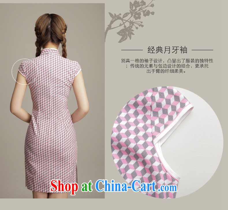 Bong-amphibious NTHU summer 2015 new units the cheongsam style beauty daily short sleeve retro cheongsam dress DQ 15,112 fancy XXL pictures, price, brand platters! Elections are good character, the national distribution, so why buy now enjoy more preferential! Health