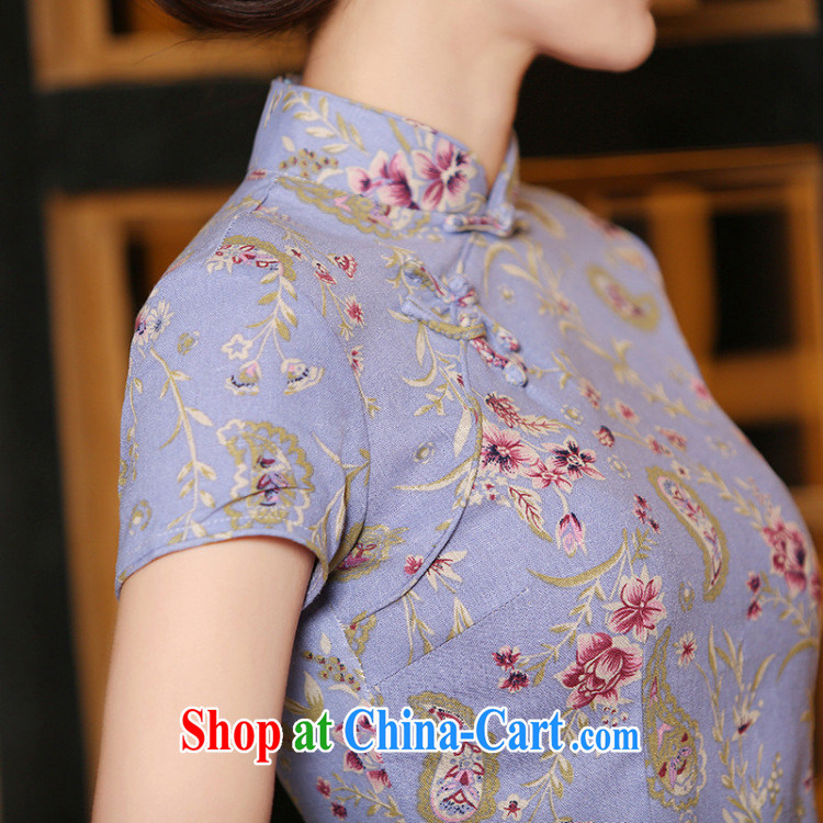 Optimize Hung-new single cheongsam Chinese large numbers of light retro improved stylish China wind linen short cheongsam ZA 1713 photo color XXL pictures, price, brand platters! Elections are good character, the national distribution, so why buy now enjoy more preferential! Health