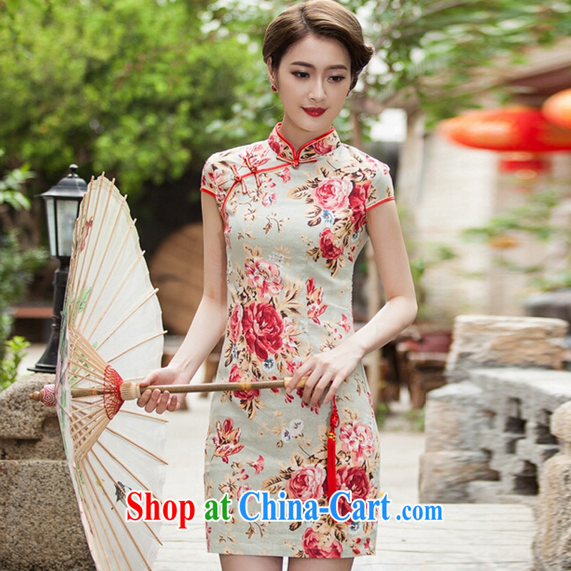 According to Chi-sun spring and summer with new, elegant qipao beauty daily improved stylish outfit Dress Suit S, according to Chi-sun, shopping on the Internet
