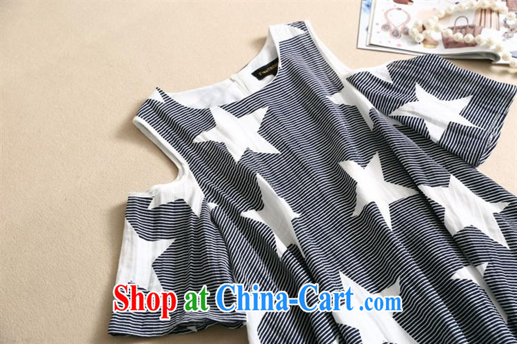 hamilton European site 2015 summer new bare shoulders short-sleeve T-shirt bat streaks and 5 star loose T-shirt T-shirt striped XL pictures, price, brand platters! Elections are good character, the national distribution, so why buy now enjoy more preferential! Health