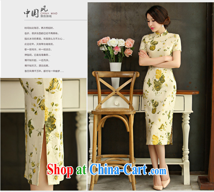 Bamboo incense, the 2015 spring and summer beauty retro graphics thin short sleeves in the Code improved linen long cheongsam dress 9010 the butterfly XXL pictures, price, brand platters! Elections are good character, the national distribution, so why buy now enjoy more preferential! Health