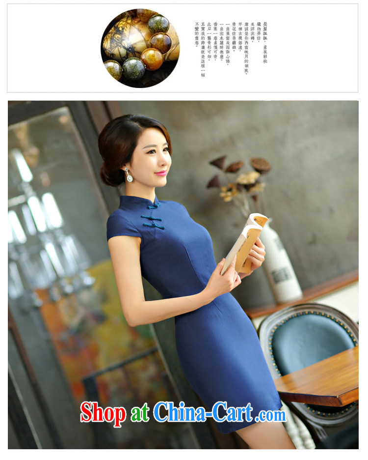 Optimize the Cayman 2015 new summer wear solid color simplicity of arts, cultivating improved Chinese Dress 9013 #wine red XL pictures, price, brand platters! Elections are good character, the national distribution, so why buy now enjoy more preferential! Health