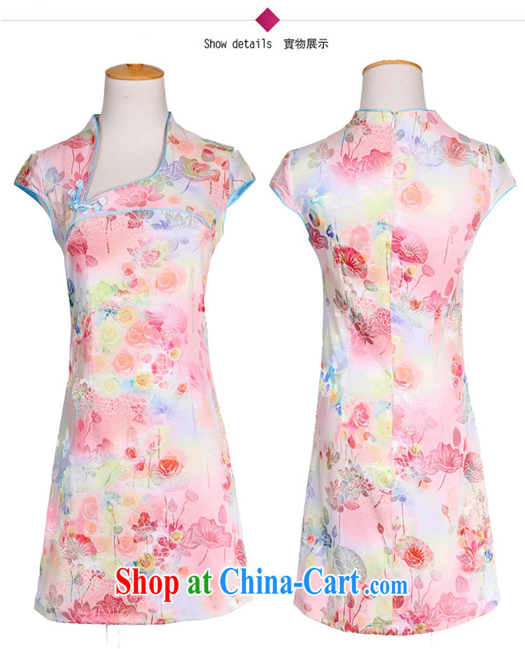 Well, according to 2015 summer Korean version of the new beauty, Video thin cheongsam improved sexy dress Chinese Dress everyday attire blue XXL pictures, price, brand platters! Elections are good character, the national distribution, so why buy now enjoy more preferential! Health