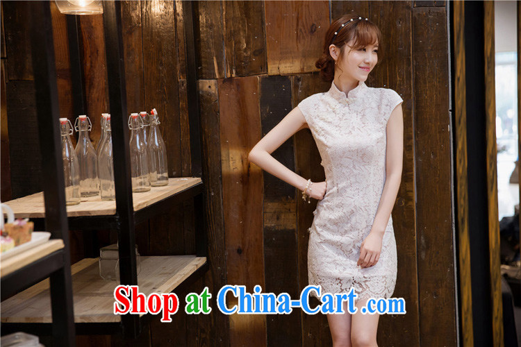 At her summer 2015 new Korean Ladies dresses beauty with small dress graphics thin skirts style lace package and dresses X 50 white powder color L pictures, price, brand platters! Elections are good character, the national distribution, so why buy now enjoy more preferential! Health