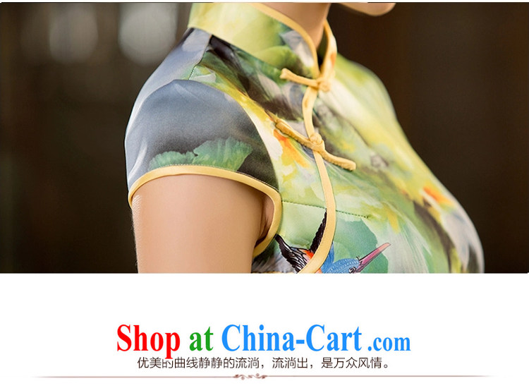 New 2015 spring and summer dresses dresses stylish improved cultivation cheongsam dress daily retro long dresses female XXL pictures, price, brand platters! Elections are good character, the national distribution, so why buy now enjoy more preferential! Health