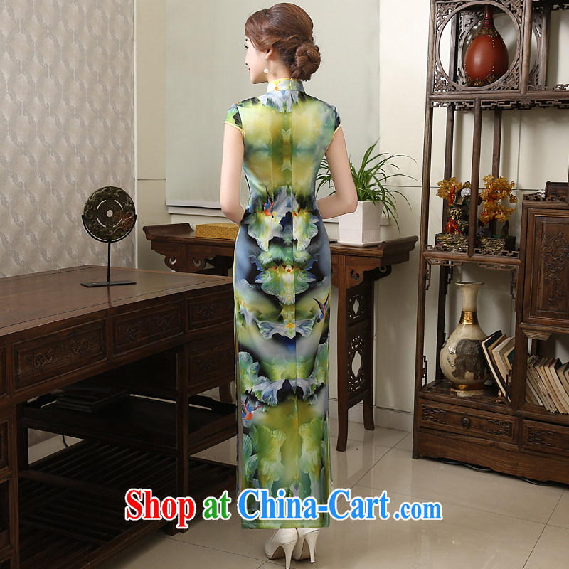 New 2015 spring and summer dresses dresses and stylish improved cultivation cheongsam dress daily retro long dresses female XXL, Jing Hai dreams married Yi, shopping on the Internet