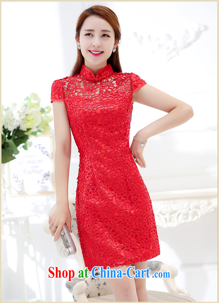Yan, Jody summer 2015 new lace dresses wedding dresses bridal retro improved package and toast serving larger dresses dress red 3XL pictures, price, brand platters! Elections are good character, the national distribution, so why buy now enjoy more preferential! Health