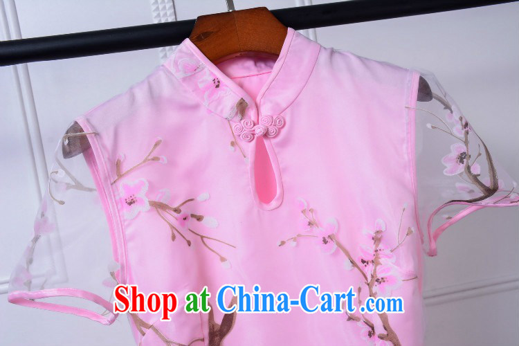 Mr James YIYA 2015 summer new female dress short-sleeved, mahogany for the withholding of aristocratic ladies antique style cheongsam dress S pictures, price, brand platters! Elections are good character, the national distribution, so why buy now enjoy more preferential! Health
