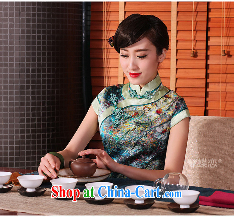 Butterfly Lovers 2015 spring and summer with new daily retro long cheongsam dress stylish improved Silk Cheongsam AS SHOWN - pre-sale 25 days XXL pictures, price, brand platters! Elections are good character, the national distribution, so why buy now enjoy more preferential! Health