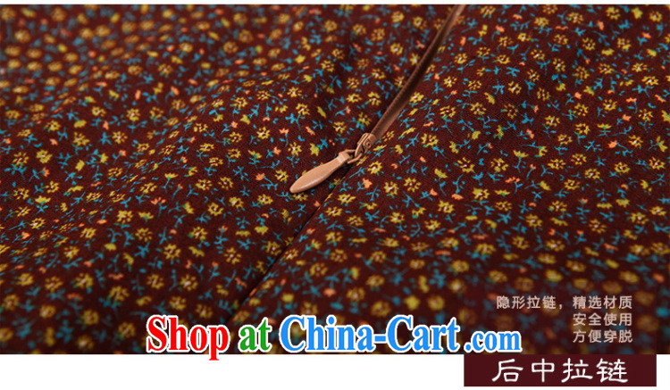 Butterfly Lovers 2015 spring and summer with new stylish and improved cotton the cheongsam dress retro short-sleeved daily cotton cheongsam floral - pre-sale 10 days XXL pictures, price, brand platters! Elections are good character, the national distribution, so why buy now enjoy more preferential! Health