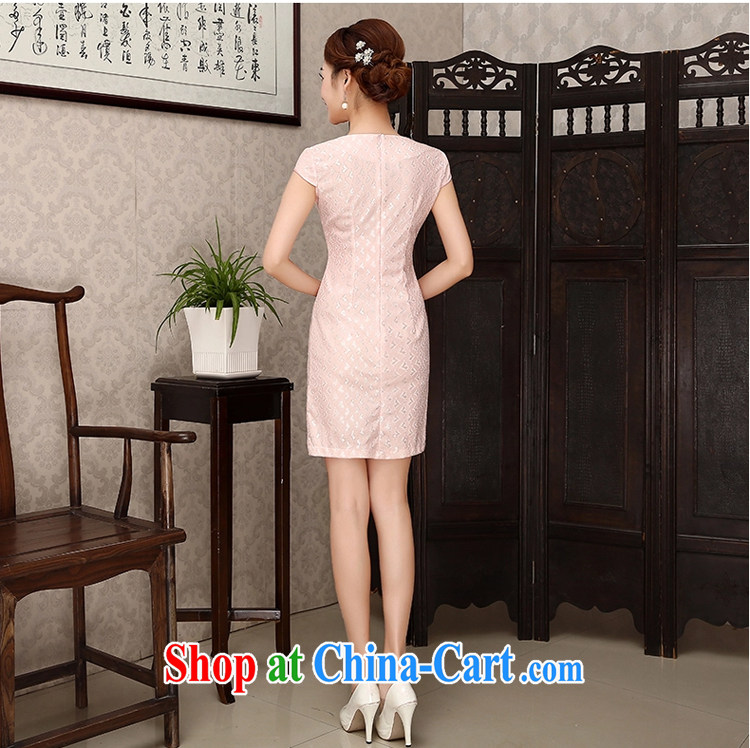 2015 new spring and summer dresses qipao improved stylish beauty dresses skirts daily short retro dresses female Green Green pictures, price, brand platters! Elections are good character, the national distribution, so why buy now enjoy more preferential! Health