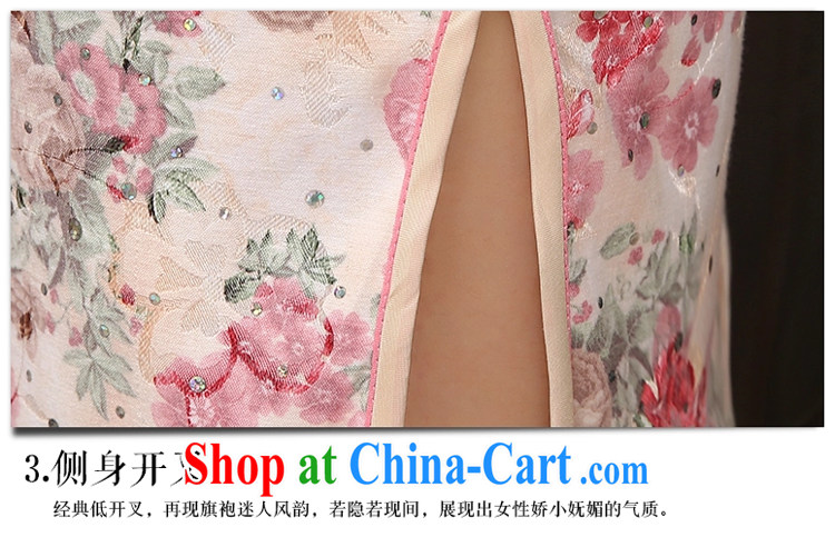 2015 spring and summer new dresses, cheongsam Stylish retro improved cheongsam dress Daily Beauty short dresses female XXL pictures, price, brand platters! Elections are good character, the national distribution, so why buy now enjoy more preferential! Health