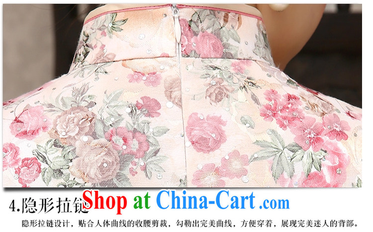 2015 spring and summer new dresses, cheongsam Stylish retro improved cheongsam dress Daily Beauty short dresses female XXL pictures, price, brand platters! Elections are good character, the national distribution, so why buy now enjoy more preferential! Health