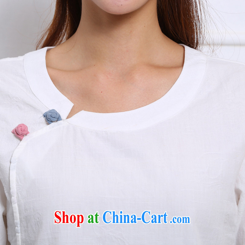 Energy Mr. Philip Li 2015 summer new cotton the girl T-shirt Chinese retro stamp Chinese White S, energy, Philip Li (mode file), and, on-line shopping