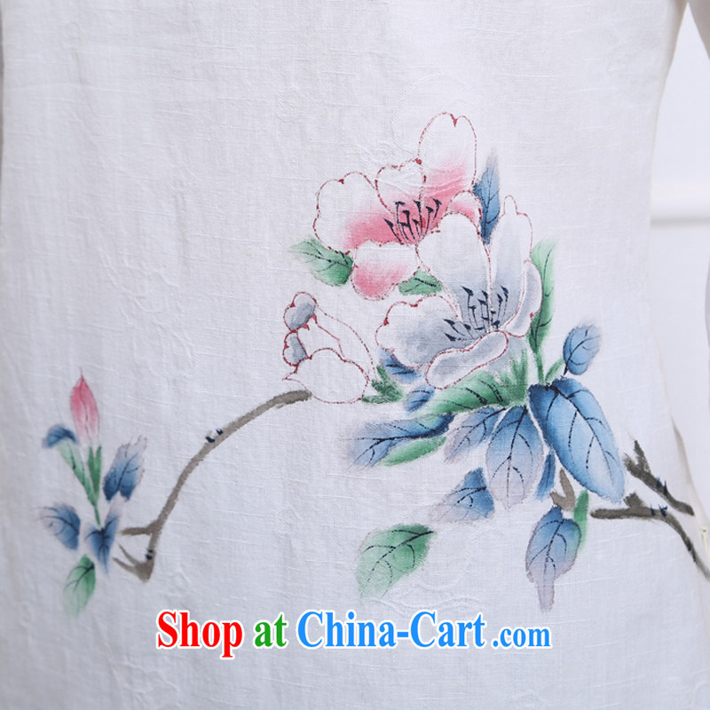 Energy Mr. Philip Li 2015 summer new cotton the girl T-shirt Chinese retro stamp Chinese White S, energy, Philip Li (mode file), and, on-line shopping