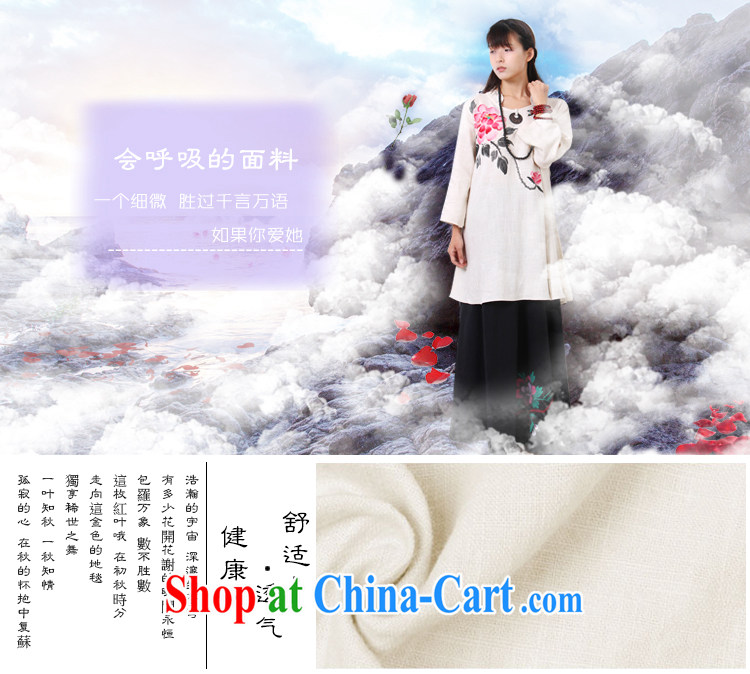 Energy, Philip Li 2015 summer improved Han-female painting Chinese China wind cotton Ma girls T-shirt white L pictures, price, brand platters! Elections are good character, the national distribution, so why buy now enjoy more preferential! Health