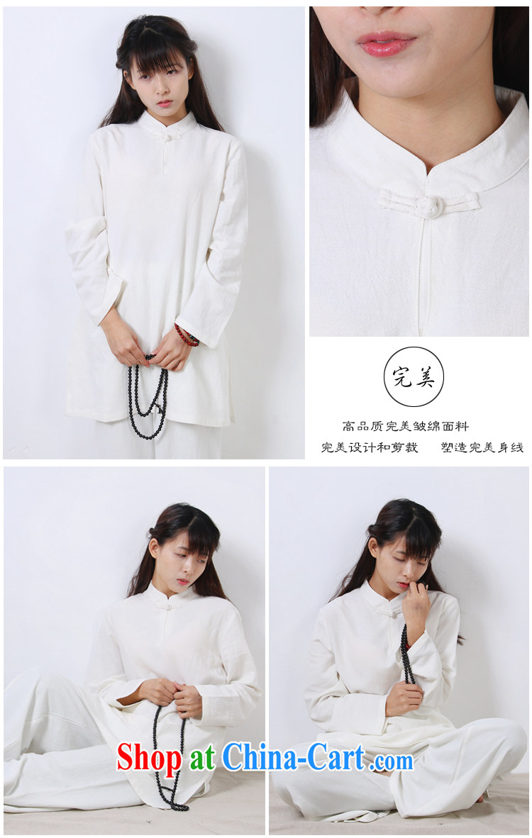 Energy, Philip Li new cotton Ma T-shirt girls Solid Color loose yoga meditation practice suits white S pictures, price, brand platters! Elections are good character, the national distribution, so why buy now enjoy more preferential! Health