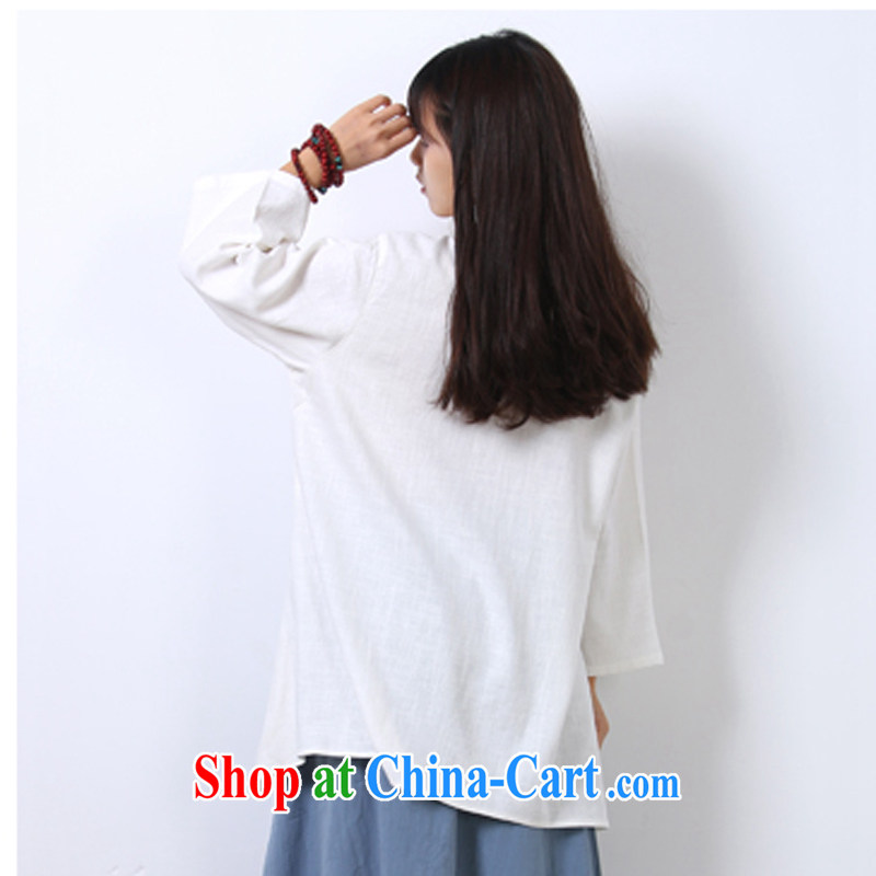 Energy Mr. Philip Li new hand-painted cotton Ma T-shirt female Chinese China wind improved Han-white S, energy, Philip Li (mode file), and, on-line shopping