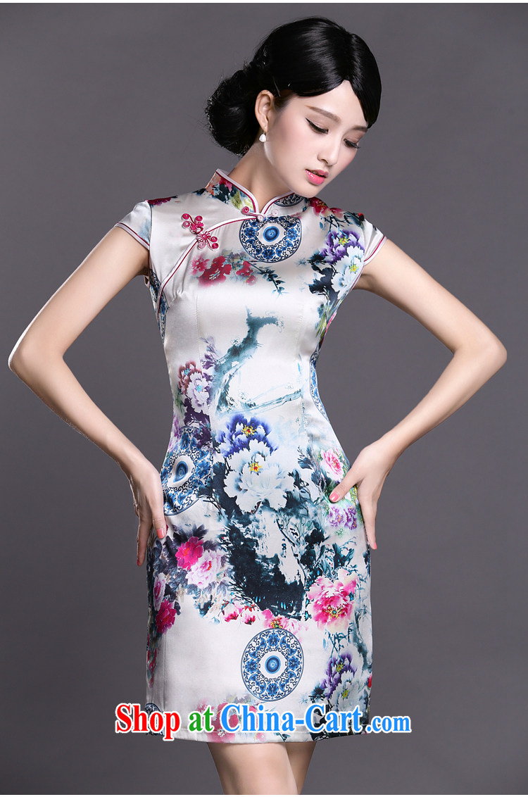 Joe is still a high-yuan Silk Cheongsam dress summer improved Chinese Chinese 013 ZS XXL suit pictures, price, brand platters! Elections are good character, the national distribution, so why buy now enjoy more preferential! Health