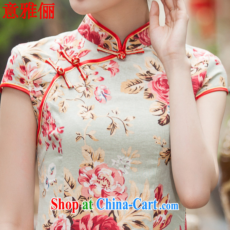 To facilitate an elegant 2015 summer new, elegant qipao beauty daily improved fashion cheongsam dress 687 L XXL suits, and Jacob, and shopping on the Internet
