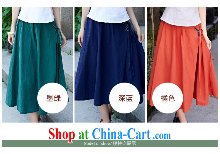 * comfortable 2015 literary and artistic body linen long skirt 100 hem skirt spring and summer new body skirt A Field skirt dress orange are code pictures, price, brand platters! Elections are good character, the national distribution, so why buy now enjoy more preferential! Health