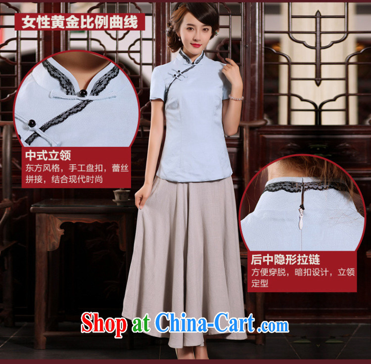 Butterfly Lovers 2015 summer new Ethnic Wind improved cheongsam shirt Han-Chinese wind cotton Ms. Yau Ma Tei Tong with 55,256 elegant Purple - pre-sale 15 days S pictures, price, brand platters! Elections are good character, the national distribution, so why buy now enjoy more preferential! Health