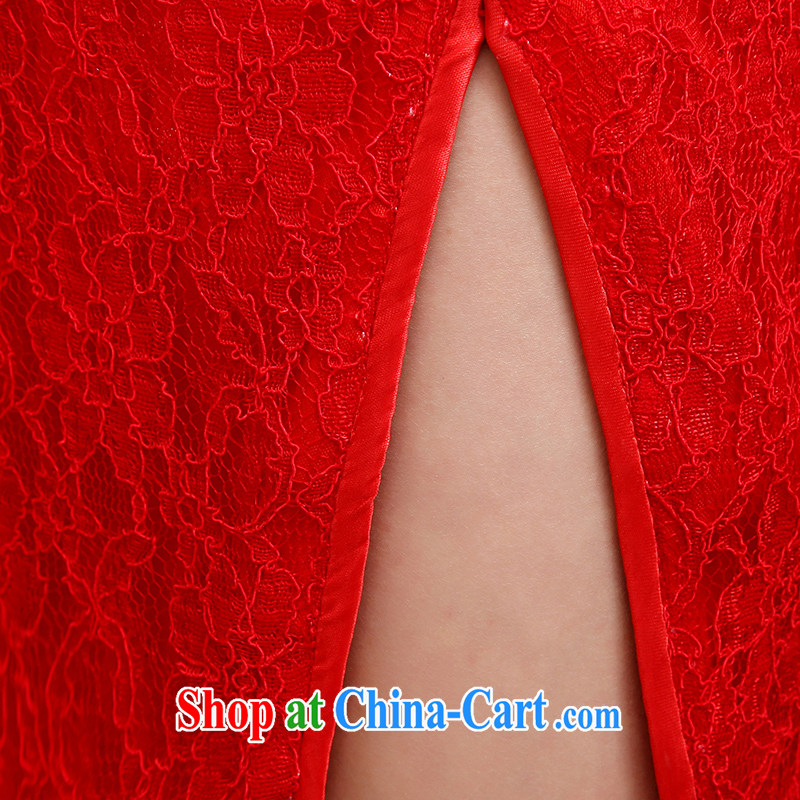 2015 spring and summer new marriages served toast at Merlion Chinese Antique red wedding dresses, short dresses red can be given to the 30 million do not return, and love, and shopping on the Internet