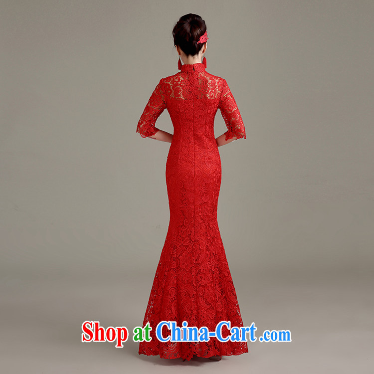 Yi love still bridal wedding dress toast clothing cheongsam dress new spring 2015, red stylish lace beauty retro improved red to make the $30 does not return pictures, price, brand platters! Elections are good character, the national distribution, so why buy now enjoy more preferential! Health