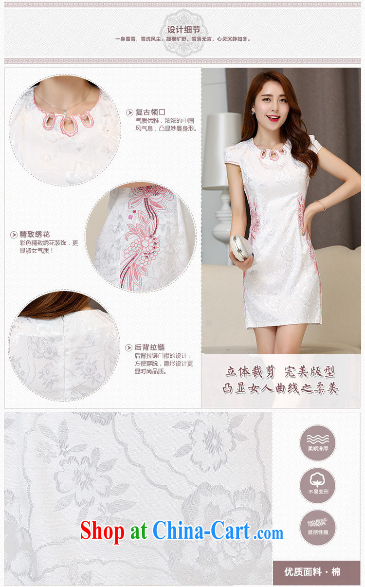 Ya-ting store 2015 summer new Chinese Antique style improved cheongsam BHSZM 1535 Hester Prynne XXL pictures, price, brand platters! Elections are good character, the national distribution, so why buy now enjoy more preferential! Health