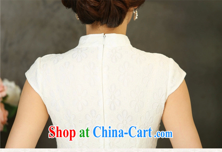 Leong Che-hung Tai spring ~the 2015 new spring and summer Stylish retro dresses improved daily dress dress 1129 white S pictures, price, brand platters! Elections are good character, the national distribution, so why buy now enjoy more preferential! Health