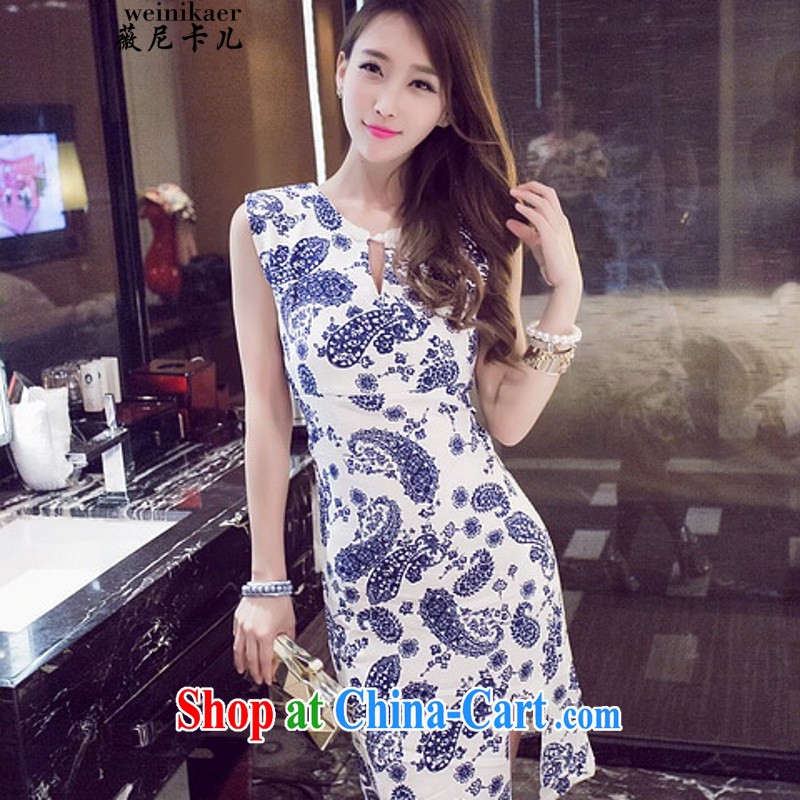 Ms Audrey EU, the children, the United States and Europe, and Stylish retro stamp duty cultivating the forklift truck-cheongsam dress 8946, Ms Audrey EU, child care (weinikaer), shopping on the Internet
