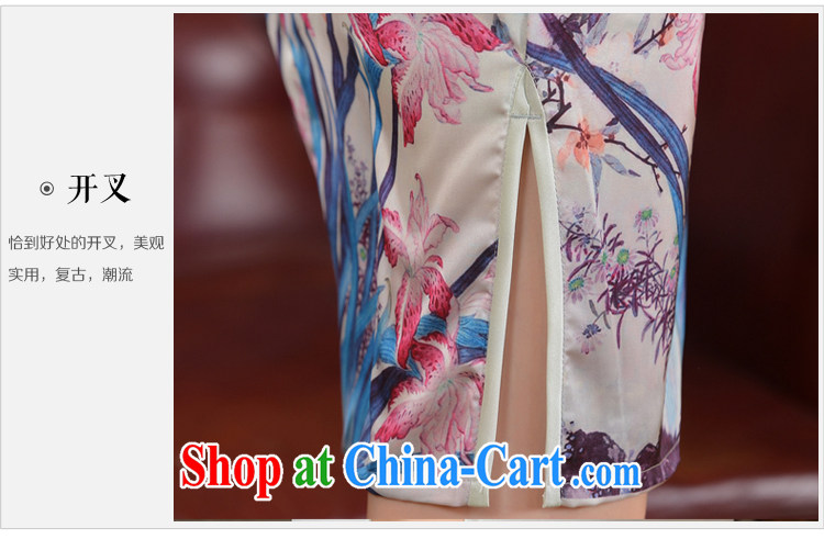 2015 new dresses spring and summer new stylish short-sleeve retro short, improved cultivation the waist daily outfit T-shirt white XXL pictures, price, brand platters! Elections are good character, the national distribution, so why buy now enjoy more preferential! Health