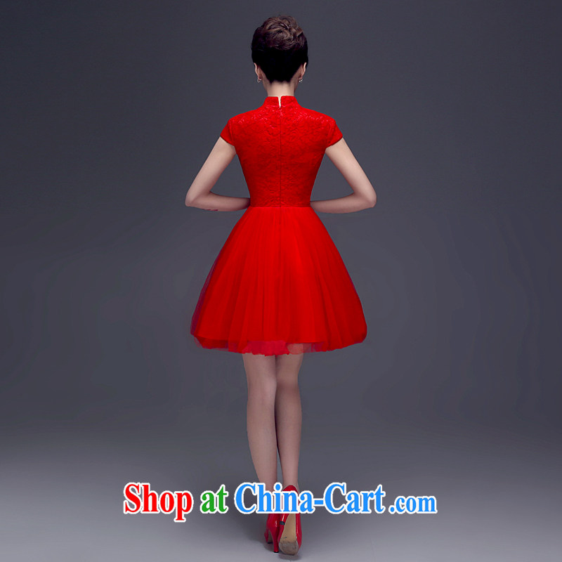 Connie focus 2015 spring and summer new upscale bridal red toast wedding dresses skirts improved dress Chinese qipao QP 101 red XXL crackdown, Connie (JIAONI), shopping on the Internet