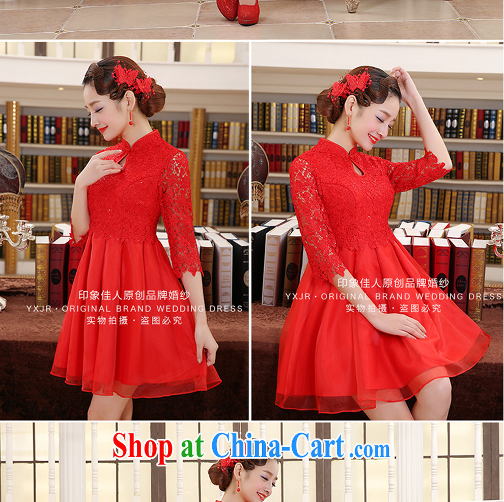 Stylish bridal toast serving short 2015 new wedding dresses lace, wedding dress red Q 1023 pictures, price, brand platters! Elections are good character, the national distribution, so why buy now enjoy more preferential! Health