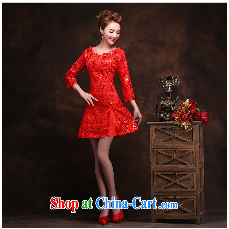 The beautiful yarn red-waist dresses new on-chip lace stylish improved cultivating simplicity and daily short skirts dresses video thin toast serving the Code, the beautiful yarn (nameilisha), shopping on the Internet