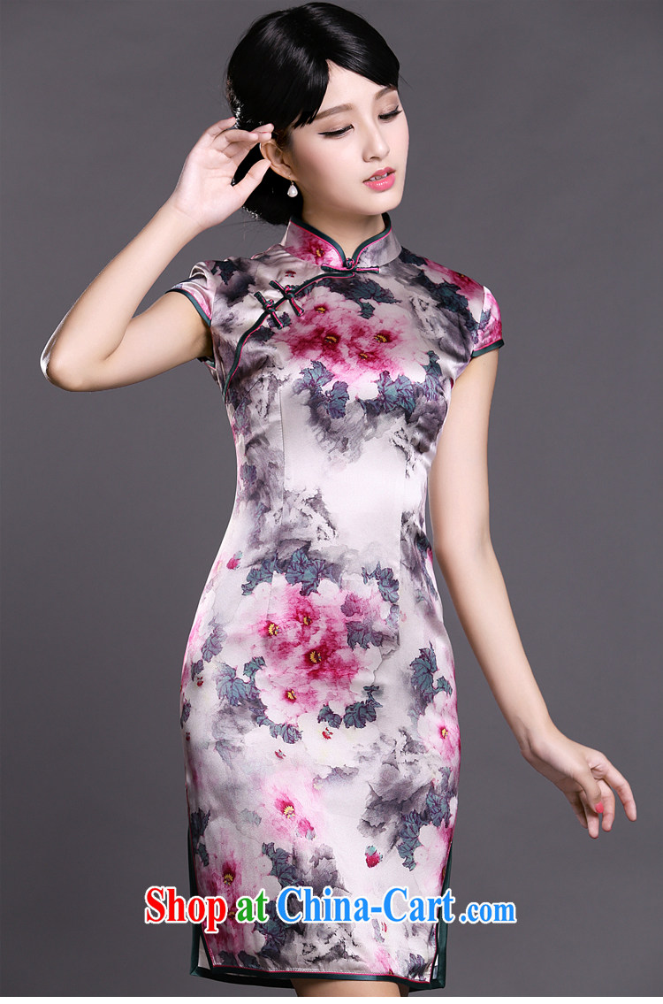 Joe is still name-yuan style cheongsam dress silk improved summer ZS 042 white S pictures, price, brand platters! Elections are good character, the national distribution, so why buy now enjoy more preferential! Health